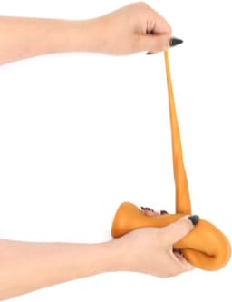 Gold Play - Extra Lange Anaal Dildo - Zachte Siliconen - Twist - Maat S — thumbnail 3