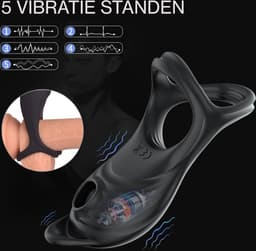 TipsToys® Vibrator Cockring - Zuig Luchtdruk Afstandsbediening Seksspeeltje voor Mannen Vrouwen — thumbnail 2