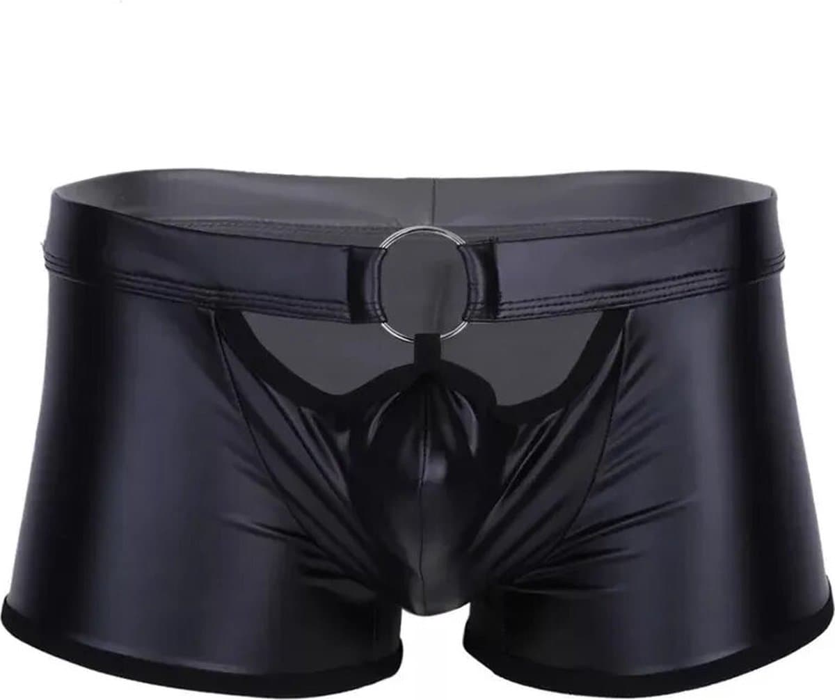 Boxer-Latex Ring-Heren-Erotisch-Opwindend-Pijpjes-Sexy-Mannen-Goedkoop — afbeelding 1