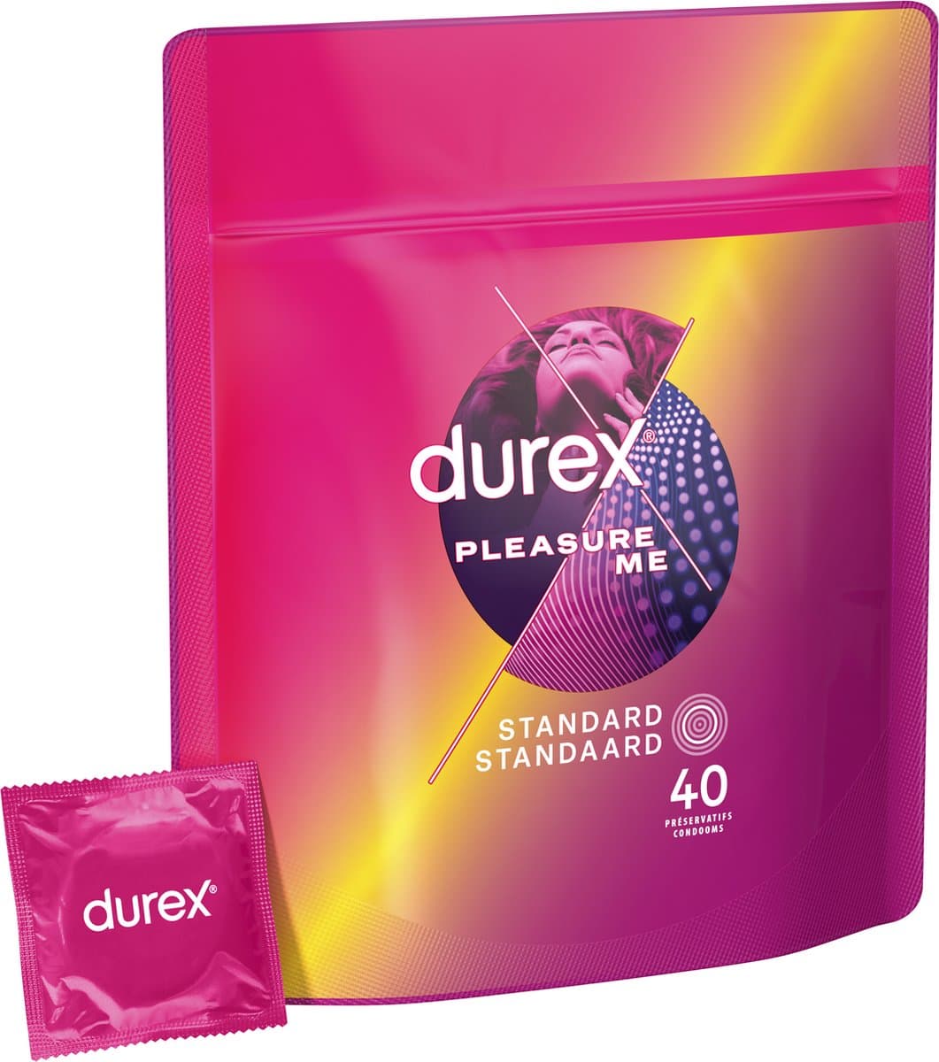 Durex Condooms - Pleasure Me - 40 stuks - Voordeelverpakking — afbeelding 1