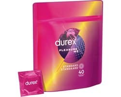 Durex Condooms - Pleasure Me - 40 stuks - Voordeelverpakking