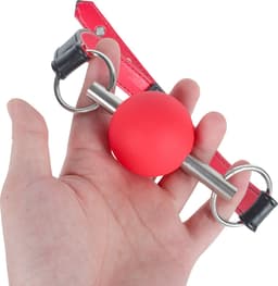 Banoch - Ball gag Red Luxe - Siliconen - Rood — thumbnail 2