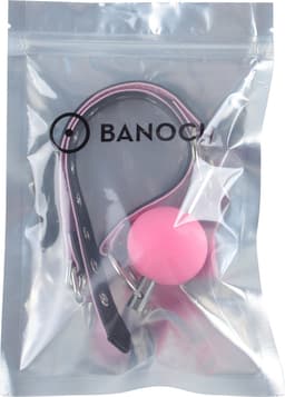 Banoch - Ballgag Pink Luxe - Siliconen - Roze - bondage — thumbnail 4