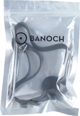 Banoch - Ball gag siliconen met verstelbare band - Zwart - Bal ∅ 4 cm — thumbnail 5