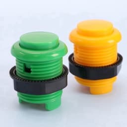 8 stuks drukknop compatibel met arcade machine games veelkleurige videogames knop games vervangende accessoires 4 kleuren — thumbnail 5