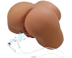 CRAZY BULL Masturbator With Vibration, Suction Effect And Voice 5.5 Cm