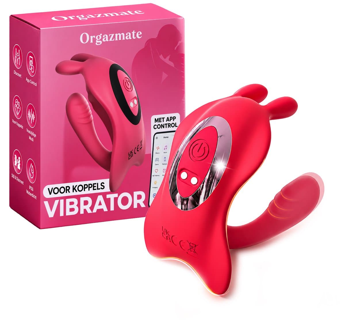 Orgazmate Vibi Vibrators voor Vrouwen met App Control - Clitoris Stimulator - Sex Toys & Seksspeeltjes voor Vrouwen en Koppels - via Bluetooth — afbeelding 1