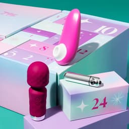 Erotische adventskalender voor volwassenen en koppels - Enjoy - Lovehoney x Womanizer - 24 ondeugende verrassingen - Womanizer Starlet 3-stimulator, massageolie, sexy accessoires - seksspeeltjes voor haar en voor koppels - ondeugend kerstcadeau — thumbnail 2