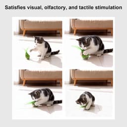 Interactief kattenspeelgoed, set van 2 kantelballen, actief met katten, voor keuken, woonkamer, kamer — thumbnail 2