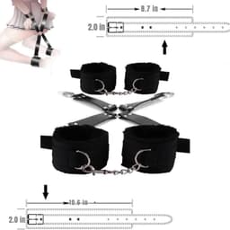 Levo® Sex Schommel - Sex Stoel - Bondage - Zwart - 24cm x 18cm x 7cm — thumbnail 4
