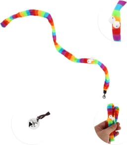 Toverstaf voor katten, vervanging, navulaccessoires voor kattenstok, regenboog-1 — thumbnail 2