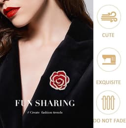 Vintage Elegant Uniek, Bloem Band Kruk, Mode Strass Krug, Pin Kleding, Accessoires Sieraden Geschenken — thumbnail 3