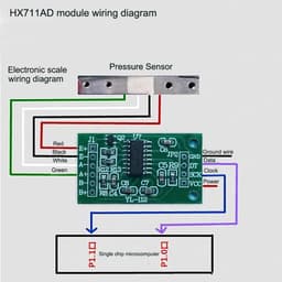 Load Cell Draagbare elektrische keukenschaal 5kg HX711 gewichtssensoren, AD-modules voor Arduino — thumbnail 3