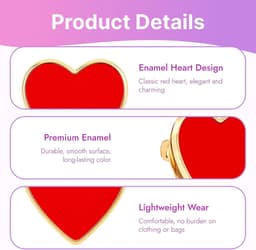 Broches, hart, pins, speld hart, pin broches, voor kleding, carnaval, vrede, muzikant, voor tas, jas, festival, bruiloft, verjaardag — thumbnail 4