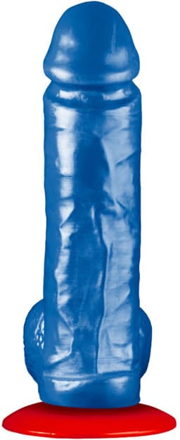 Didldo Arn M - Dikke Blaauwe, Realistische Dildo voor Maximaal Genot - XL DILDO - Breedte meer dan 6 cm DICK TRAINER ARN M 22,5 x 6,2 cm — thumbnail 2