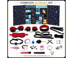 Adventskalender voor Koppels 2026 – 24 Erotische Verrassingen – Volwassenen Advent Calendar – Intimiteit, Speeltjes & BDSM Accessoires – Kerstcadeau – 18+