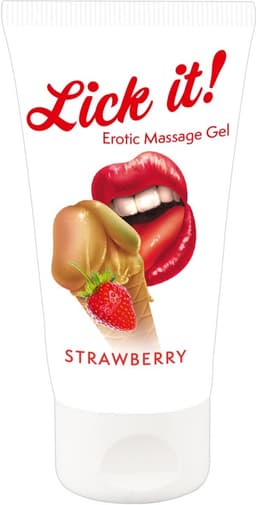 LICK IT Massage gel Strawberry — thumbnail 3
