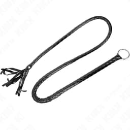 Lange Glanzende PVC Whip — thumbnail 3