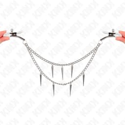 Nipple Clamps met Spikes en Kettingen — thumbnail 3