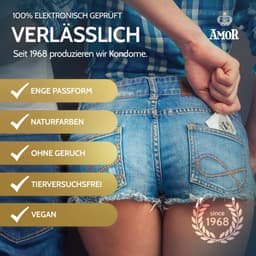 AMOR Premium Young nauwe pasvorm, Ø 49 mm, 100 stuks — thumbnail 4