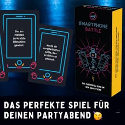 Smartphone Battle - Partyspel - Feestelijke avonden - Rondom je smartphone - 8 x 14 x 3 cm - Meerkleurig — thumbnail 2