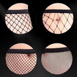 Quick Relief Stocking Set van 4 - Visnet stockings - Sexy Kousen - One Size - Erotische Netkousen - Lingerie Vrouwen — thumbnail 4