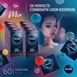 My.Size Mix Condooms Maat 6, 64 mm, Voordeelpakket, Inhoud 60 stuks — thumbnail 2