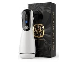 PureVibe® Squeezing Seduction Zuigende & Knijpende Sex Toys voor mannen - Automatisch Vibrerende Blowjob Masturbators - Masturbator voor Man - Pocket Pussy Zelf Electrisch & Aftrekken