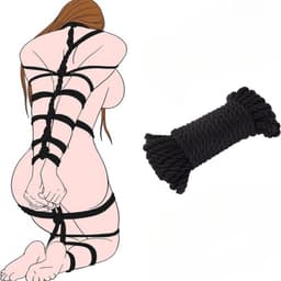 Intiem Cadeau - Koppeldoos - BDSM - BDSM Set compleet - Inclusief spel - zweep - spanking - bondage touw - halsband - mondbalhandboeien - enkelboeien - masker — thumbnail 4