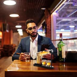 Elegante Whisky Decanter Set met 2 Shotglazen - Perfecte Geschenken voor Mannen, Vader, Echtgenoot of Vriend met Stijlvolle Whisky-ervaring — thumbnail 5