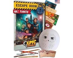 Spannend Familiebordspel met Raadsels voor Kinderen | Escape Room Thuis | Voor 1-25 Spelers