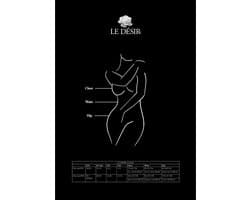 Strappy Suspender Bodystocking - Één maat