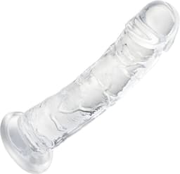 Humery - Realistische Transparante Siliconen Dildo met Zuignap - 18 cm - Maat S - Dildo's - Sex Toy voor Vrouwen en Mannen — thumbnail 1
