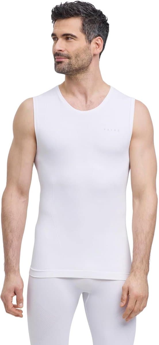 Heren Top van onderlaag Warm M S/l Sh functioneel materiaal sneldrogend 1 stuk, Wit White 2860, XXL — afbeelding 1