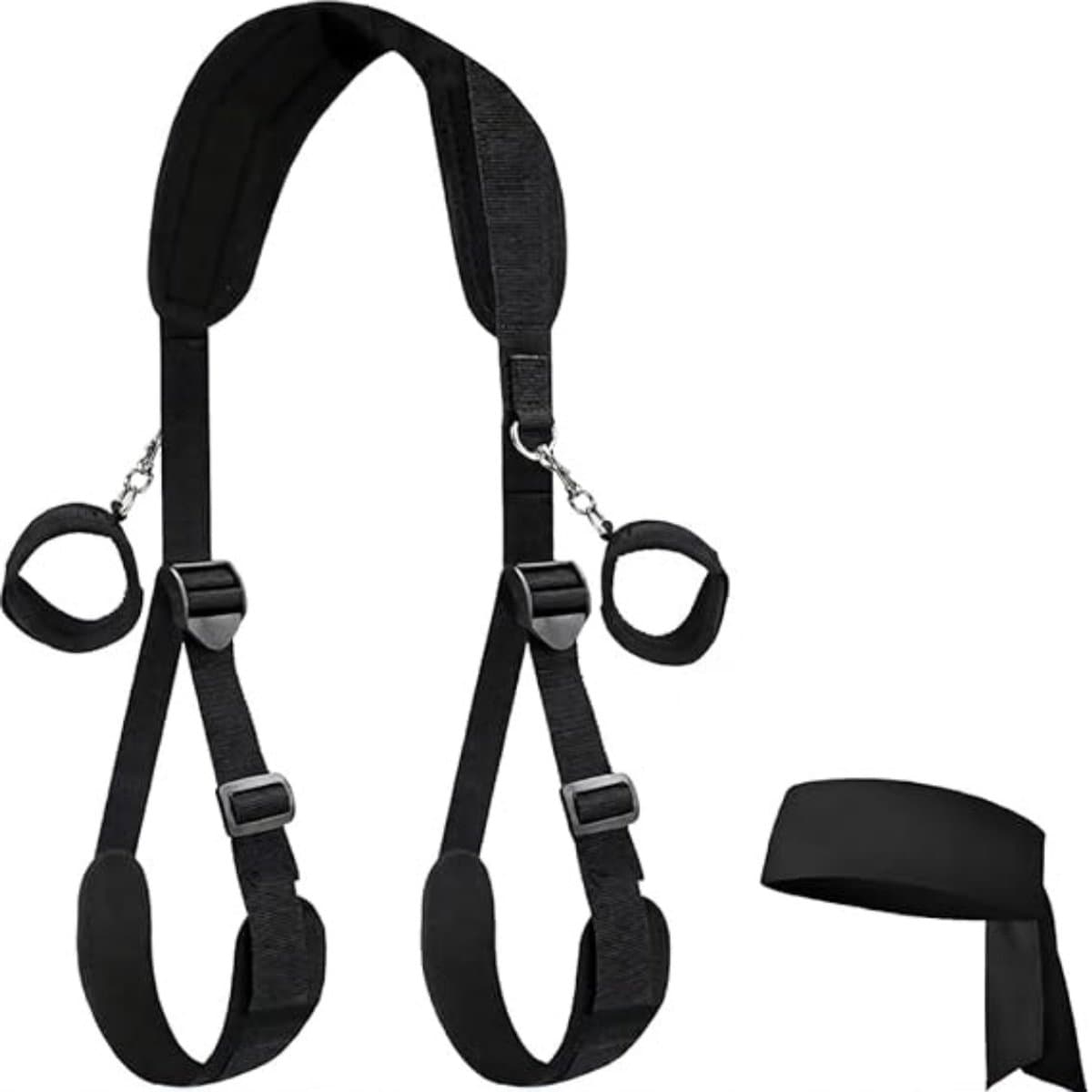 QUOVO® BDSM Extreme - Sex Toys voor Koppels - Seksspeeltjes voor Koppel - Shibari Touw – Bondagesets - Sexspeeltjes voor Koppels - Couple Games – Bondagesets – Zwart — afbeelding 1