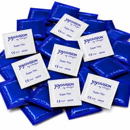 JOYDIVISION Super Thin condooms 100 stuks - Ultradun voor een natuurlijk gevoel, Premium natuurlatex, Veilig & dermatologisch getest, Duits kwaliteitsmerk — thumbnail 1