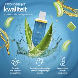 Vibratissimo 'Sensual Care': massageolie, liefdesolie, lichaamsolie met aloë vera, 100 ml — thumbnail 4