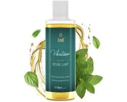 Vibratissimo 'Desire Jump': verfrissende massageolie met mint, erotische liefdesolie, 100 ml