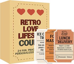 Romantische Coupons - Liefdeskaarten Set - Relatie Verdiepen - Aanpasbare Activiteiten - 24 Kaarten - Zwart — thumbnail 1