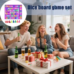 Drankspellen Set - Dobbelspel Kaartspel - Avondentertainment - Interactieve Uitdagingen - 32 x 22 x 1 cm - Uniek — thumbnail 3