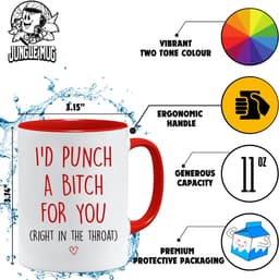 Grappige Mok - Nieuwigheid mok Valentijnscadeau - Cadeau geven - Gedurfde verklaring - 11 Ounces - Rood — thumbnail 4