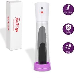 TipsToys® Elektrische Penispomp - Diverse Zuigstanden – Penisvergroter Penis Pomp voor Erectieverbetering – Vacuüm Pomp Voor Mannen — thumbnail 1
