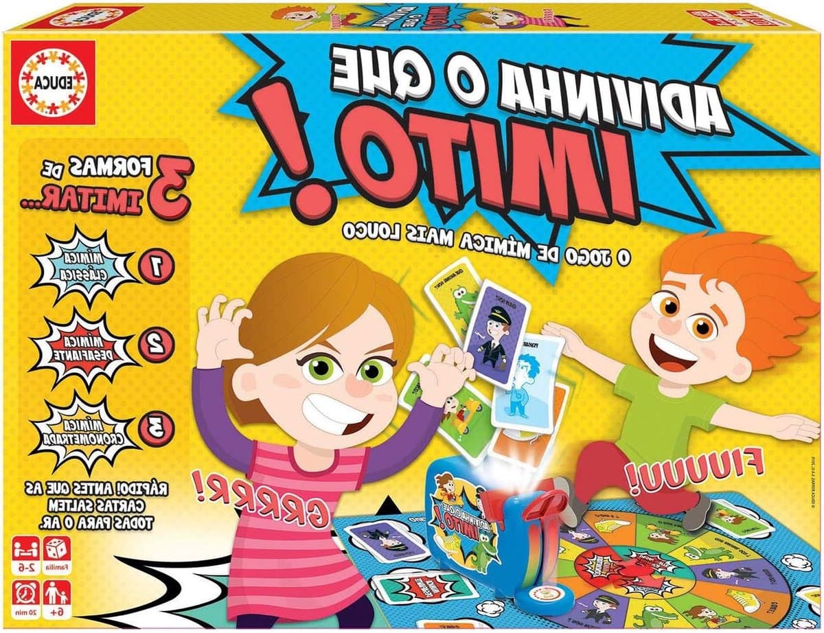 Imitatie Spel - Mimen Spel - Familie Plezier - Vier Categorieën - 37 cm - Meerkleurig — afbeelding 1