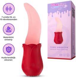Desiredrops® Tong Vibrator met Lick-beweging – 10 Tongstanden & 10 Vibratiestanden – Waterdicht – Clitoris Stimulator – Vibrators voor Vrouwen – Sex Toys voor Vrouwen — thumbnail 8