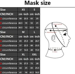 OUYLAF Latex Masker - bdsm masker - latex hood - latex masker bdsm - bdsm - latex erotiek - zwart - Dragen van beugel + neussonde - (M) — thumbnail 4