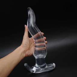 Groot Transparante plug - Buttplug XXL - Anale oprekker — thumbnail 4