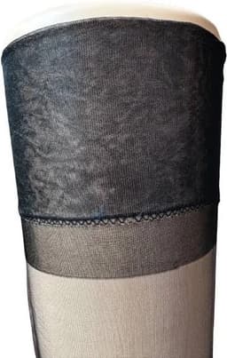 Clio Kousen - Jarretel Kousen - Kousen - Glad Boord - 100% Nylon - 15 Den. - T3 - Medium- Zwart — thumbnail 3
