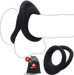 Quick Relief Cockring Elite™ - Cockring - Penis Ring - Siliconen - Cock ring - Sex toys - Seksspeeltje voor Mannen - Verstelbaar - Ballstretcher — thumbnail 1