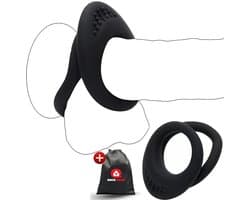 Quick Relief Cockring Elite™ - Cockring - Penis Ring - Siliconen - Cock ring - Sex toys - Seksspeeltje voor Mannen - Verstelbaar - Ballstretcher