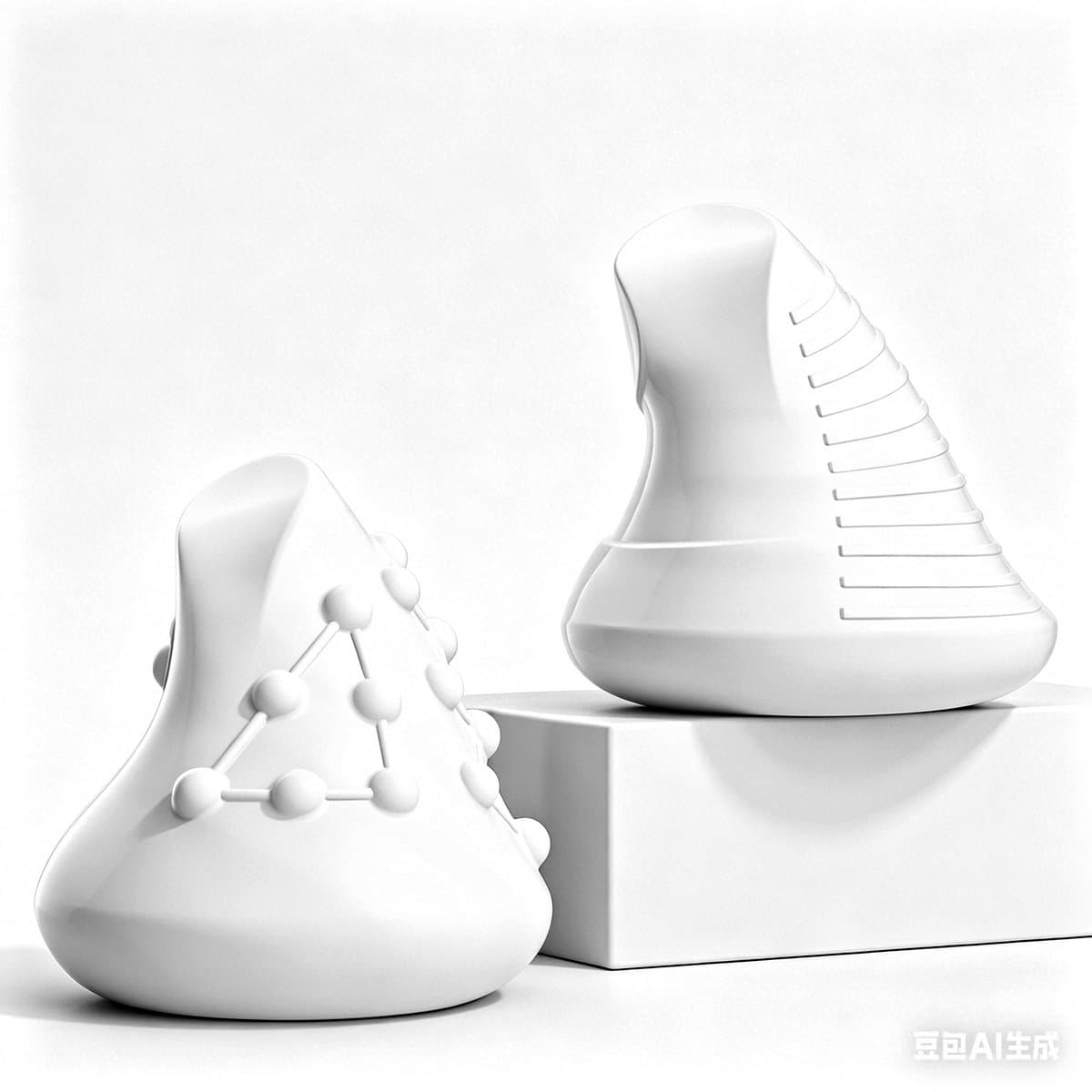 DOWO® - Hand Tool Masturbator (2 st.) - Pocket Pussy - Masturbator voor Man - Stroker - Masturbator - Sex Toys voor Mannen - Siliconen – 2 Stuks met Verschillende Structuren — afbeelding 1